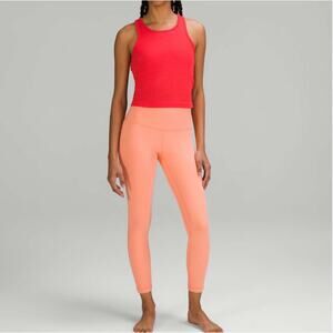 Lululemon Align High-Rise Pant 25" Sunny Coral Women's Size 10